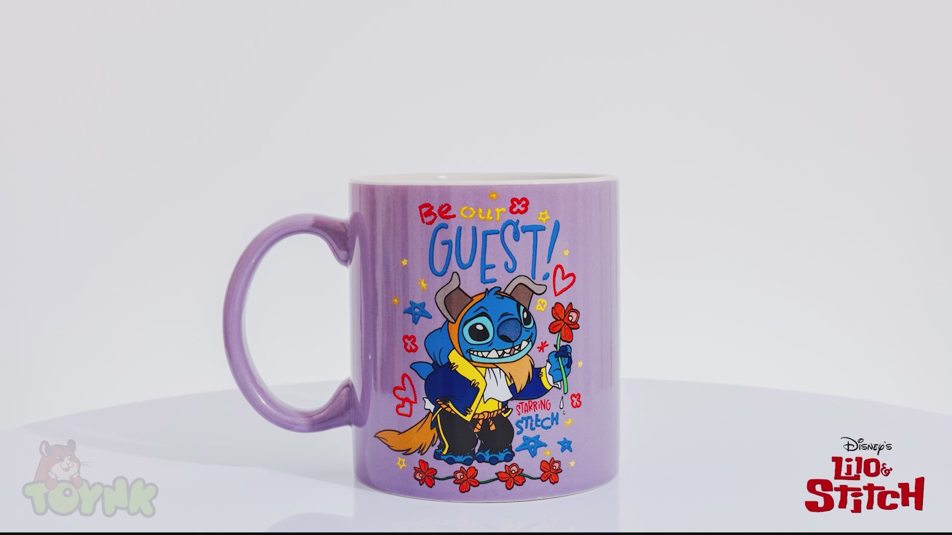 Disney Lilo & Stitch "Be Our Guest" Ceramic Mug | Holds 20 Ounces