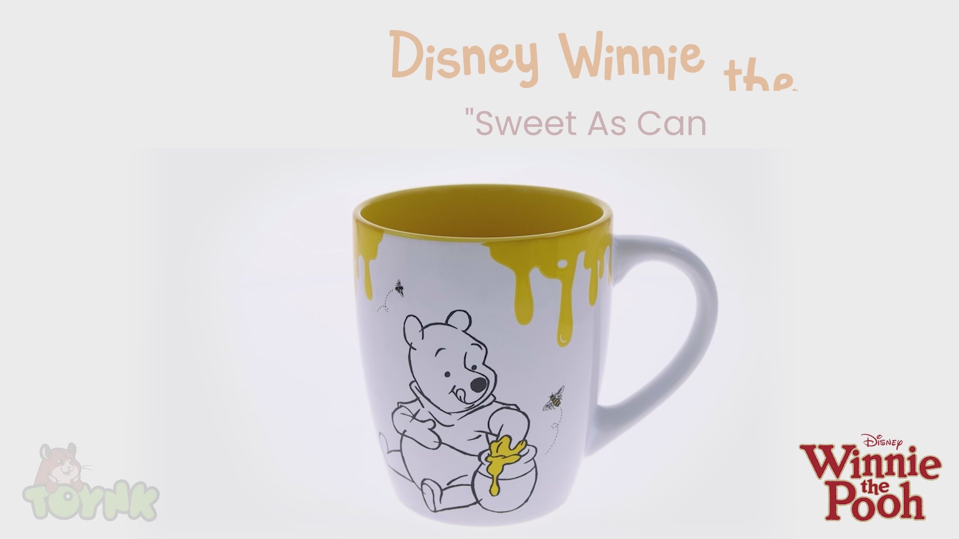 Disney Winnie The Pooh "Sweet As Can Bee" Ceramic Mug | Holds 25 Ounces