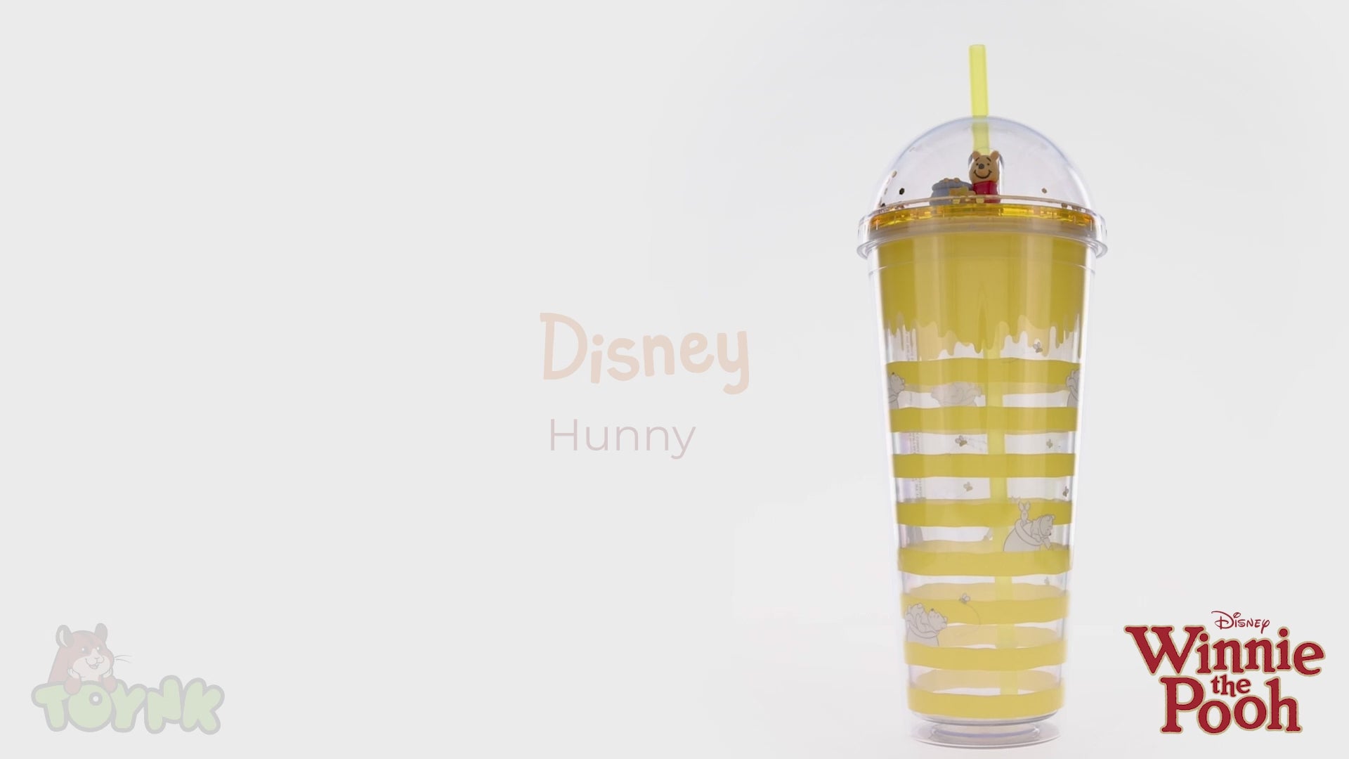 Disney Winnie the Pooh Hunny Confetti Dome Top Carnival Cup | Holds 24 Ounces