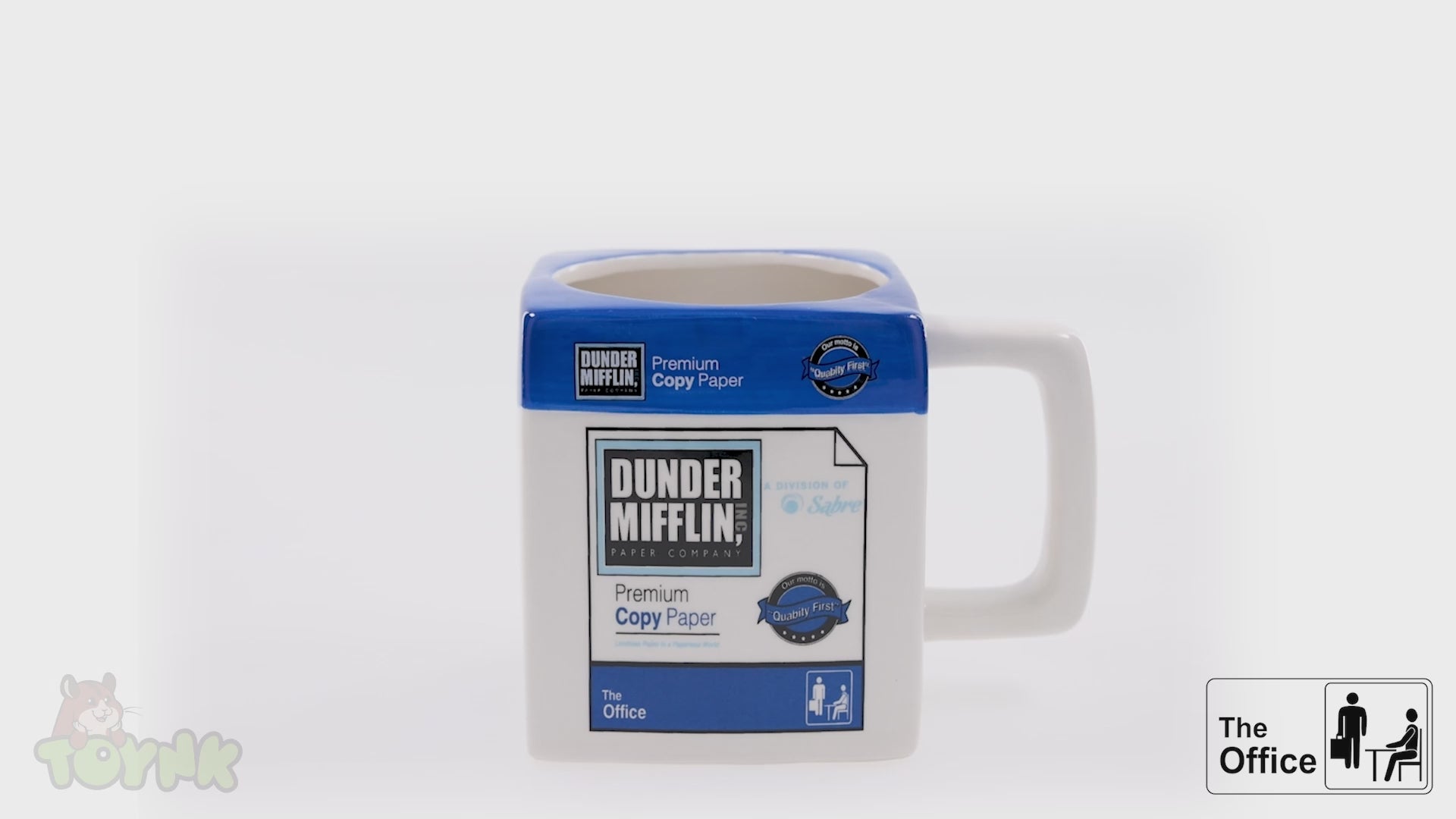 The Office Dunder Mifflin Sculpted Ceramic Mug | Holds 20 Ounces
