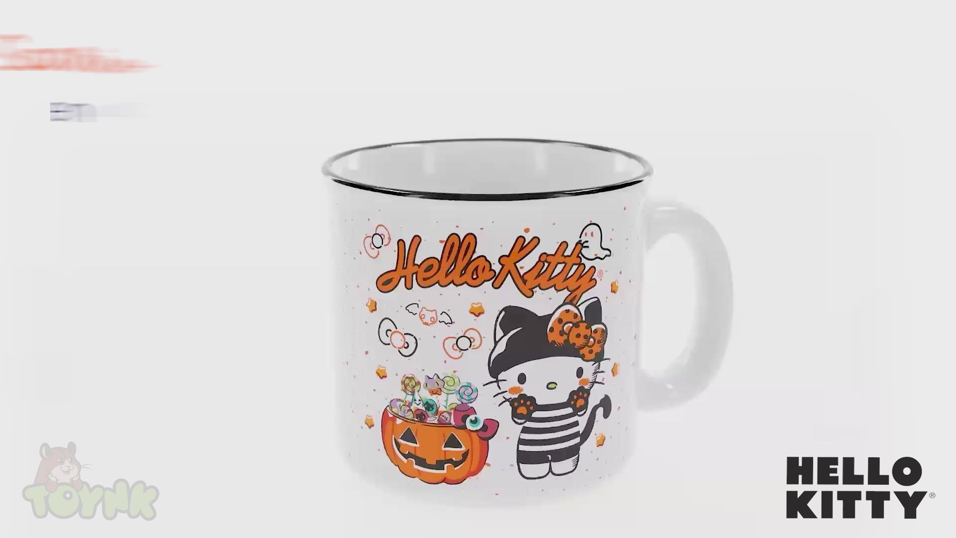 Sanrio Hello Kitty Halloween Trick-Or-Treat Ceramic Camper Mug | Holds 20 Ounces