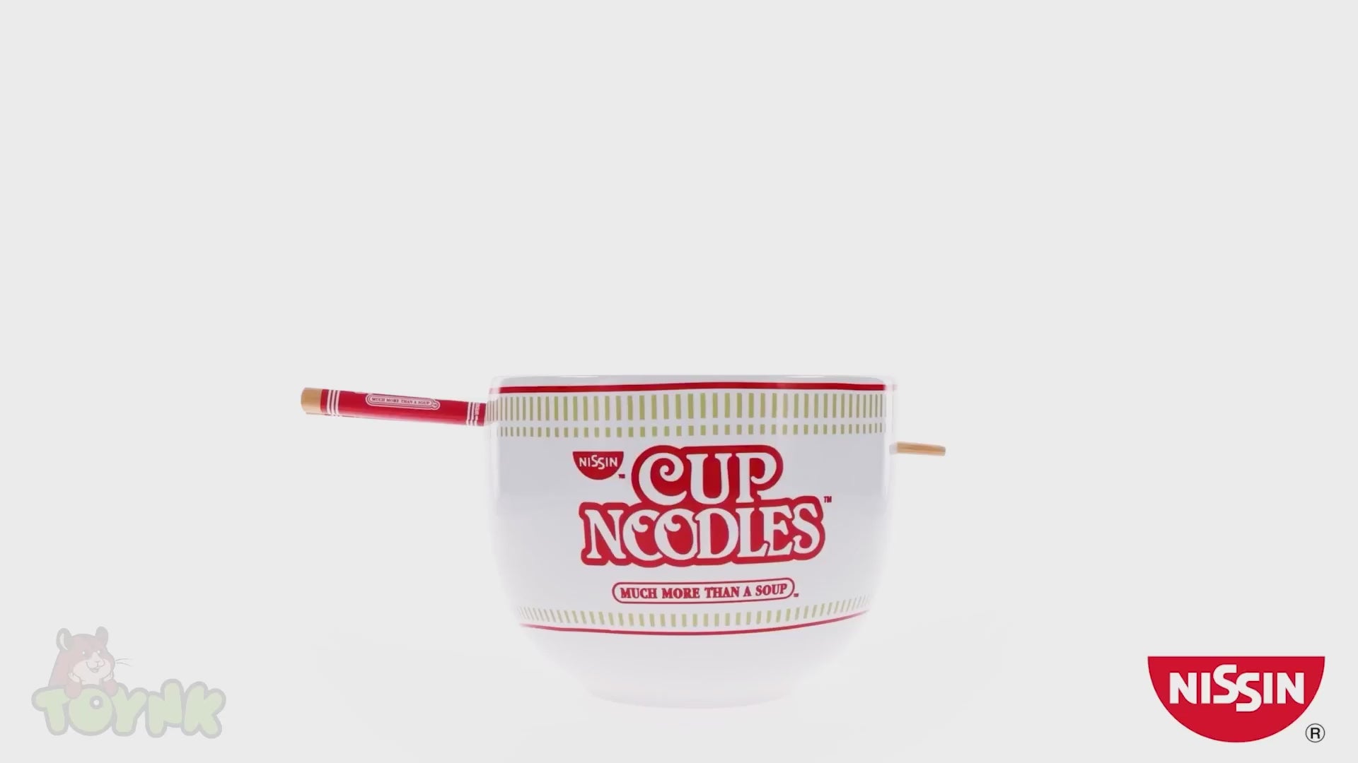 Nissin Cup Noodles 20-Ounce Ramen Bowl and Chopstick Set