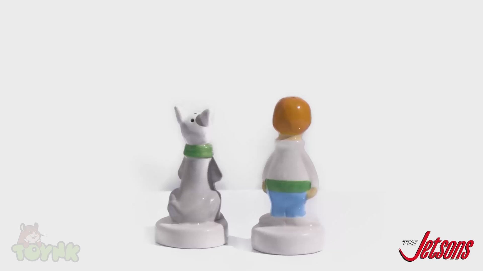 The Jetsons George and Astro Ceramic Salt and Pepper Shaker Set