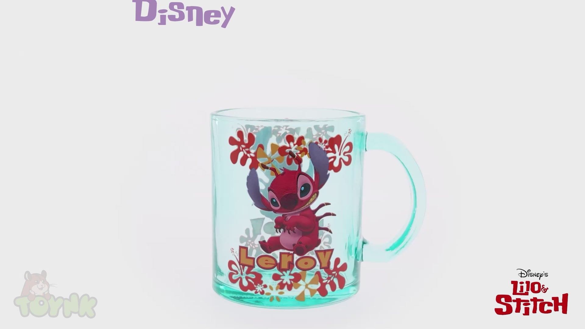 Disney Lilo & Stitch Leroy Glass Mug | Holds 18 Ounces