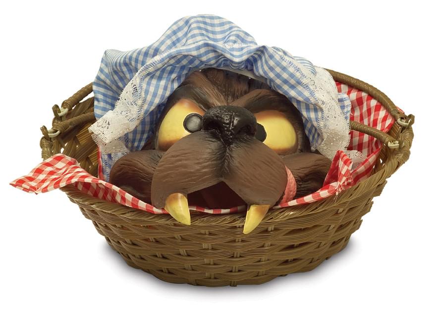 Basket With Wolf's Head