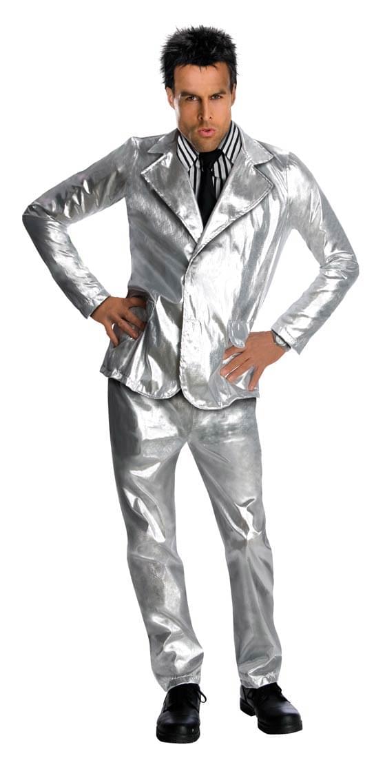 Zoolander Derek Silver Suit & Wig Costume Adult