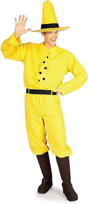 Curious George The Man In The Yellow Hat Adult Costume