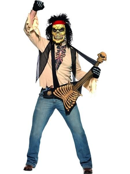 Zombie Rocker Costume Adult Medium