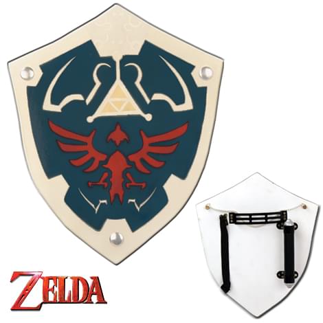 Legend Of Zelda Hylian Wooden Replica Shield
