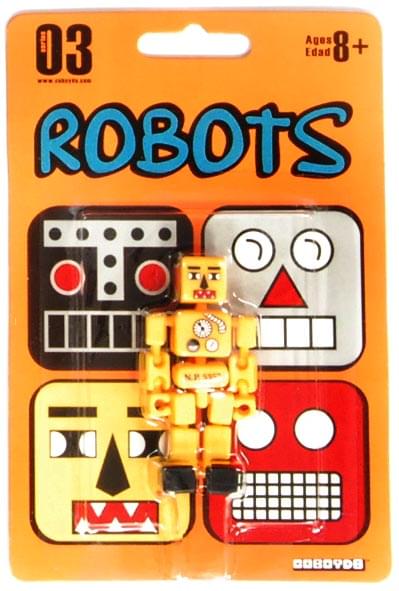 Stikfas Cuboyds Robot Figure Yellow S3 RO-1235