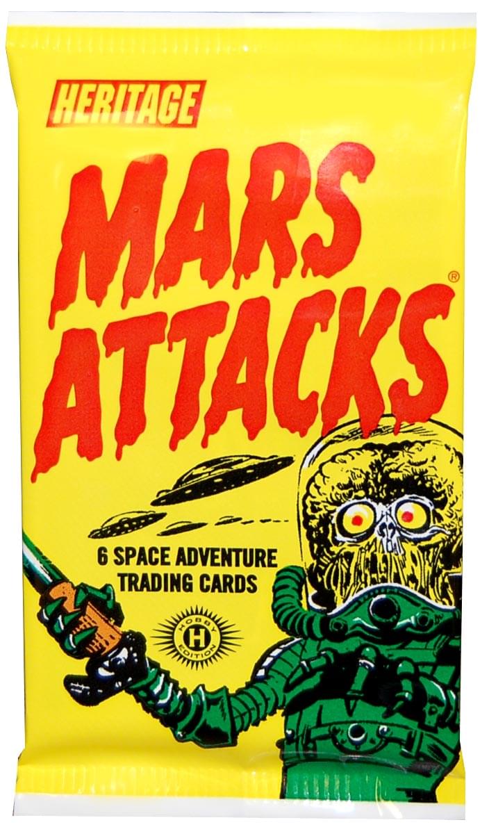 Mars Attacks! Space Adventure Cards 1 Pack Of Cards