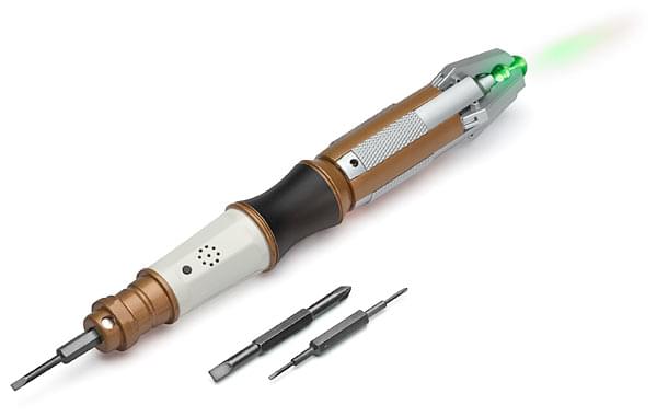 Doctor Who 11th Doctor Sonic Screwdriver With Actual Screwdriver Feature