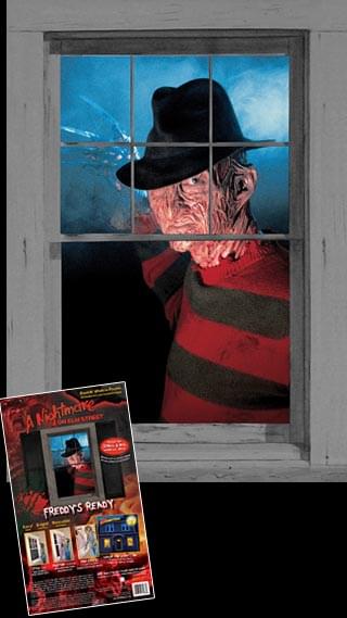 Nightmare On Elm Street Freddys Ready 3' x 5' Window Sticker