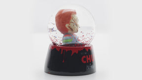 Child's Play Chucky "Wanna Play?" Collectible Mini Snow Globe | 3 Inches Tall