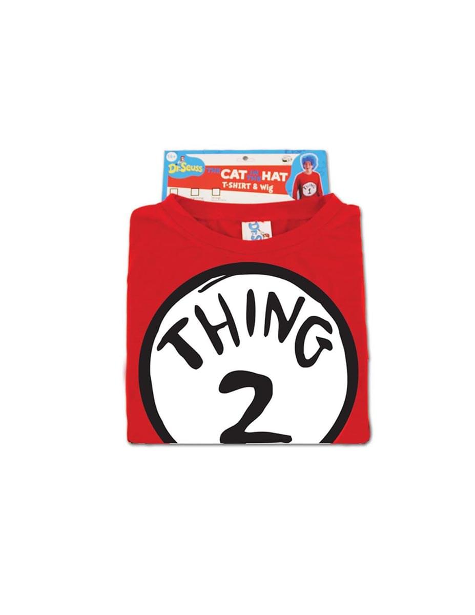 Dr. Seuss Thing 2 Costume Shirt Adult