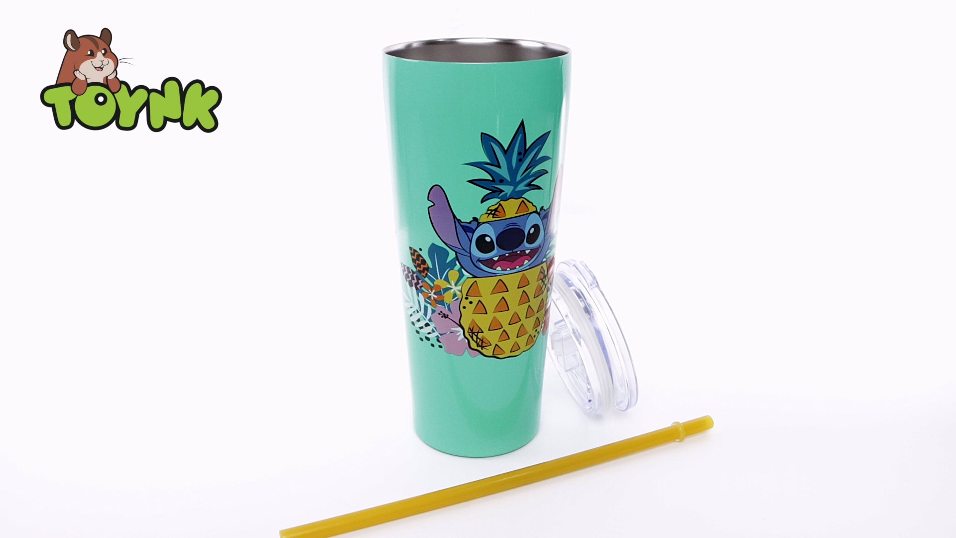 Disney Lilo & Stitch "Ohana Means Family" Double-Walled Stainless Steel Tumbler