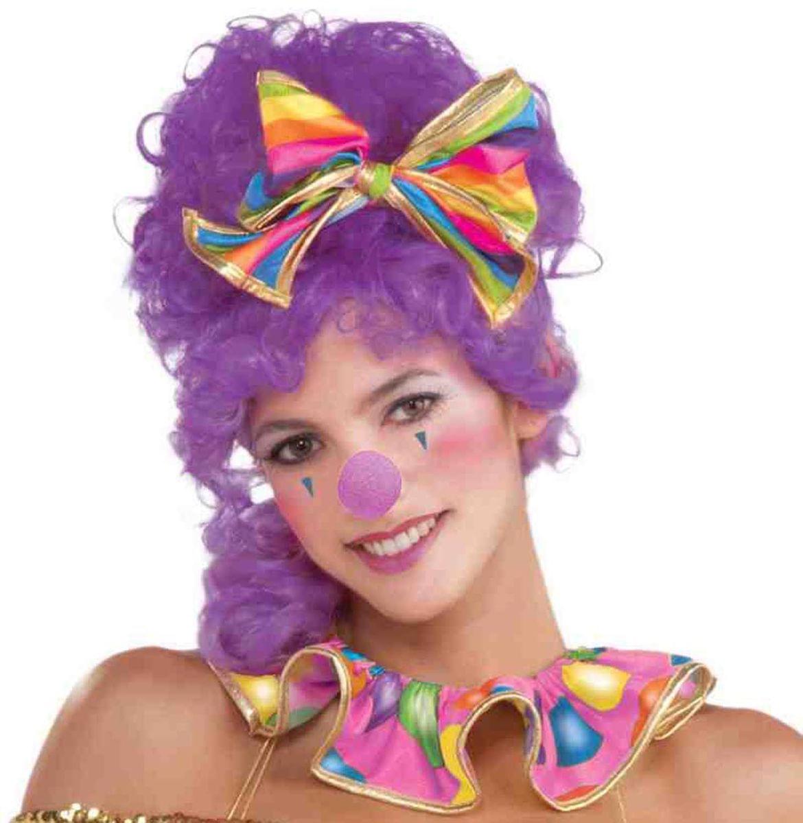 Purple Circus Sweetie Costume Clown Nose