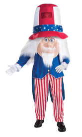Uncle Sam Parade Pleaser Oversized Mascot Costume