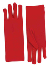 Short Red Adult Female Costume Dress Gloves