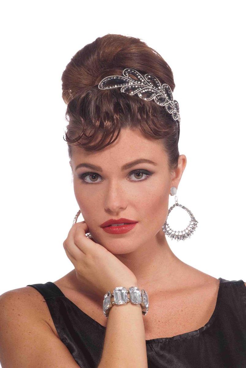 Vintage Hollywood Rhinestone Costume Bracelet