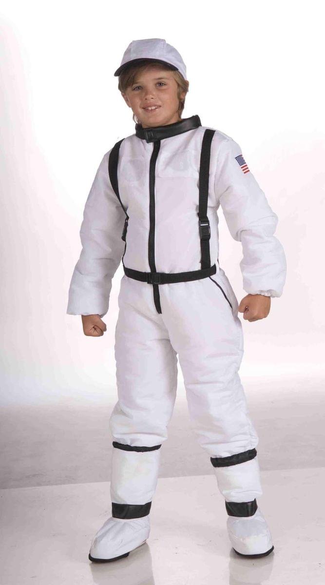 Space Explorer White Jumpsuit Astronaut Child Costume