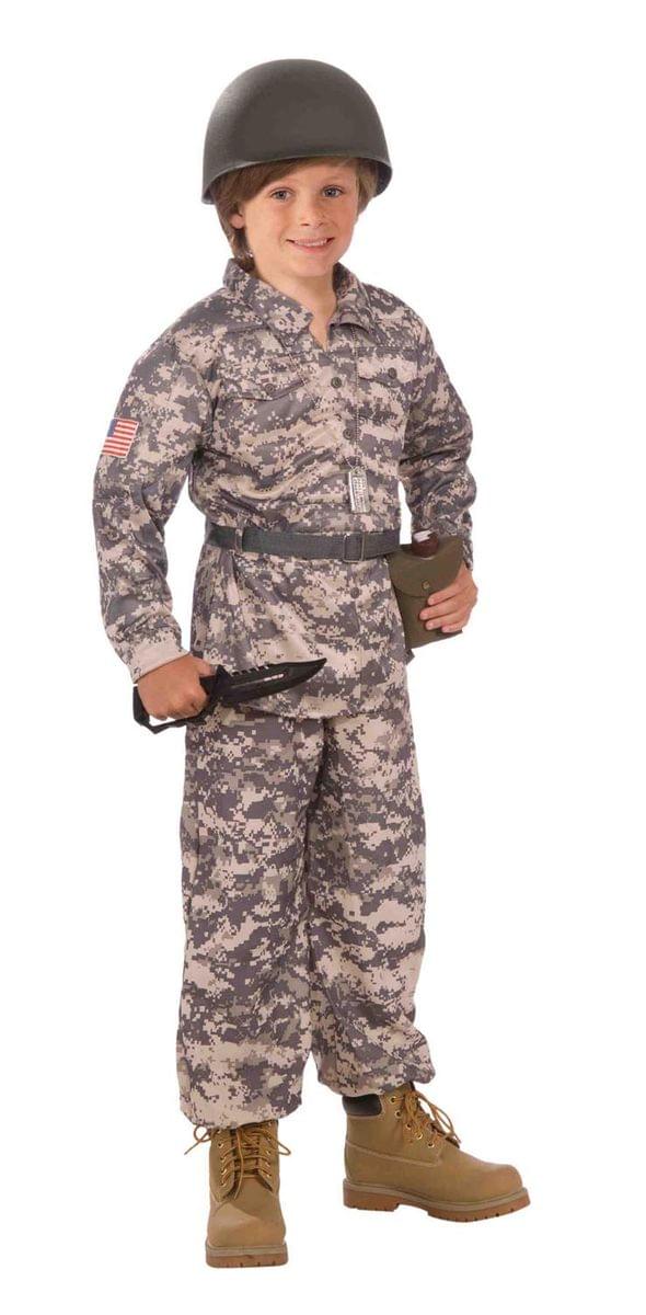 Desert Soldier Camouflage Army Child Costume