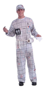 Graffiti Bathroom Wall Adult Male Costume