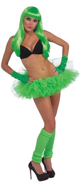 Neon Green Adult Costume Tutu