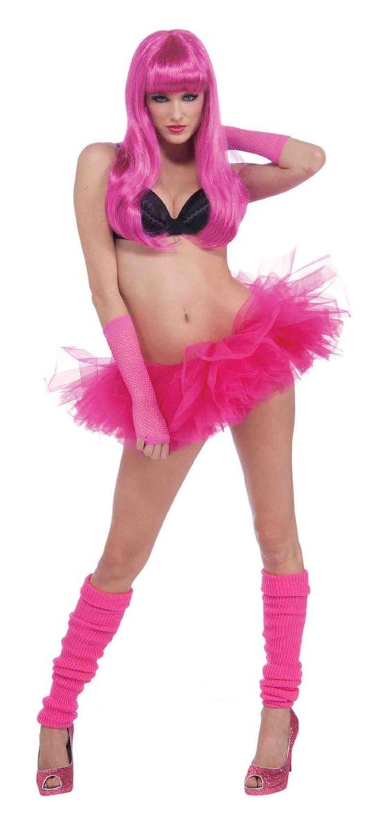 Neon Pink Adult Costume Tutu