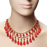 Mystic Fortune Teller Dangling Gypsy Costume Necklace