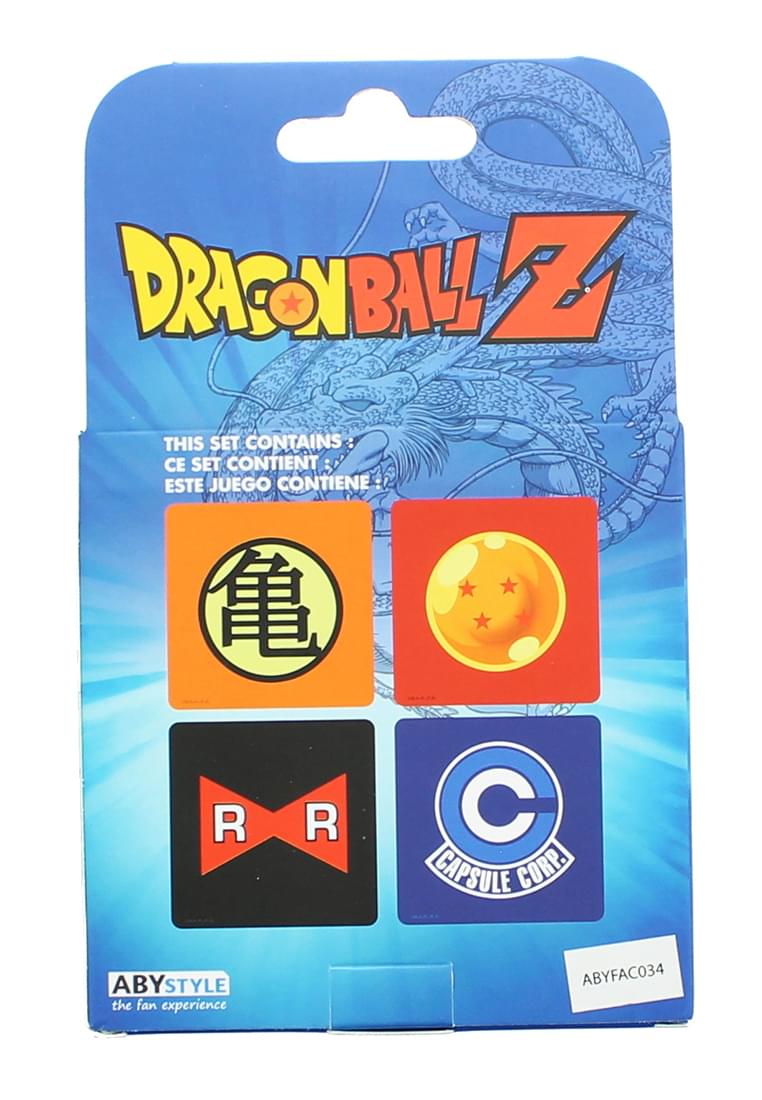 Dragon Ball Z 4-Piece Coaster Set