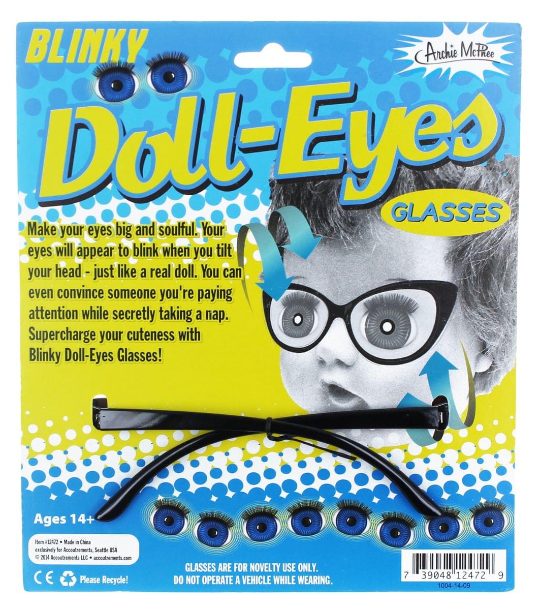 Doll Eyes Costume Glasses