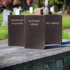 Final Notes, Epitaph Idea Set of 3 Notebooks