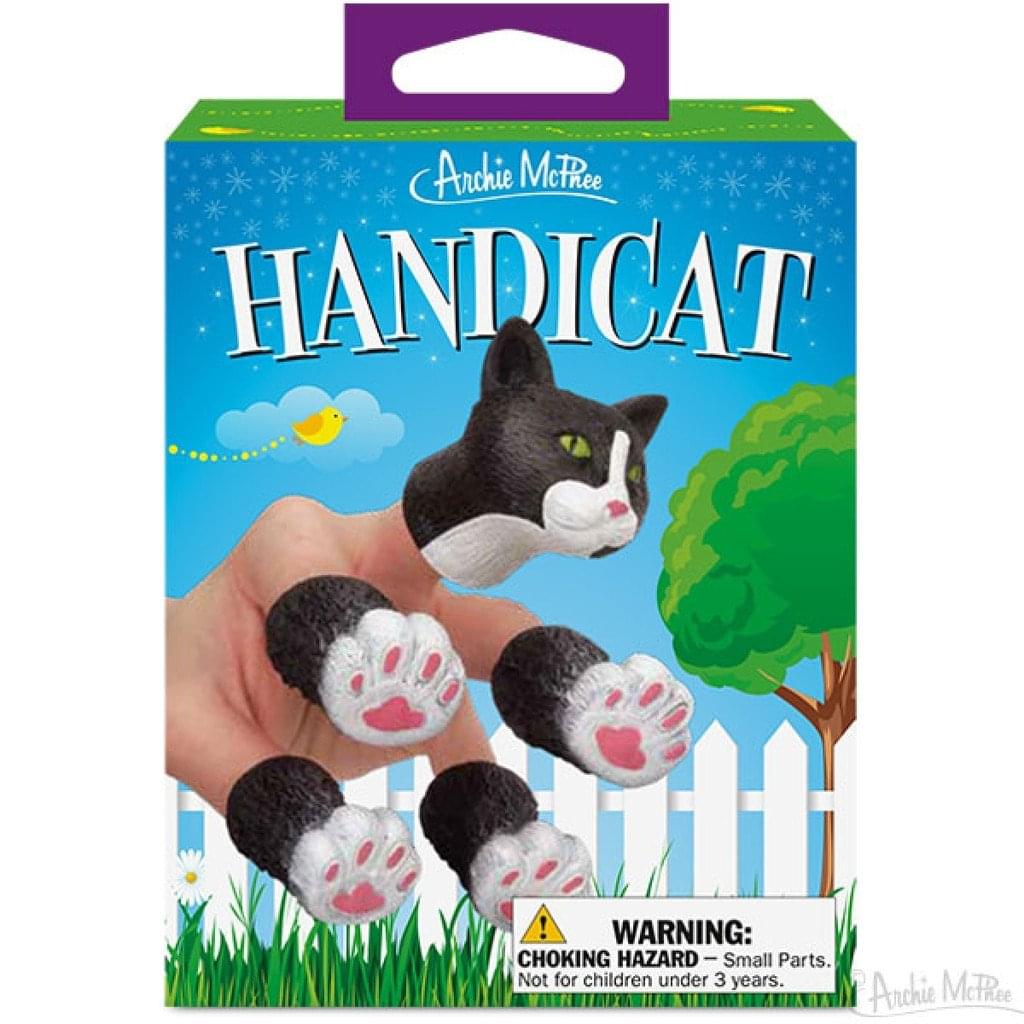 Handicat Novelty Vinyl Cat Finger Puppet