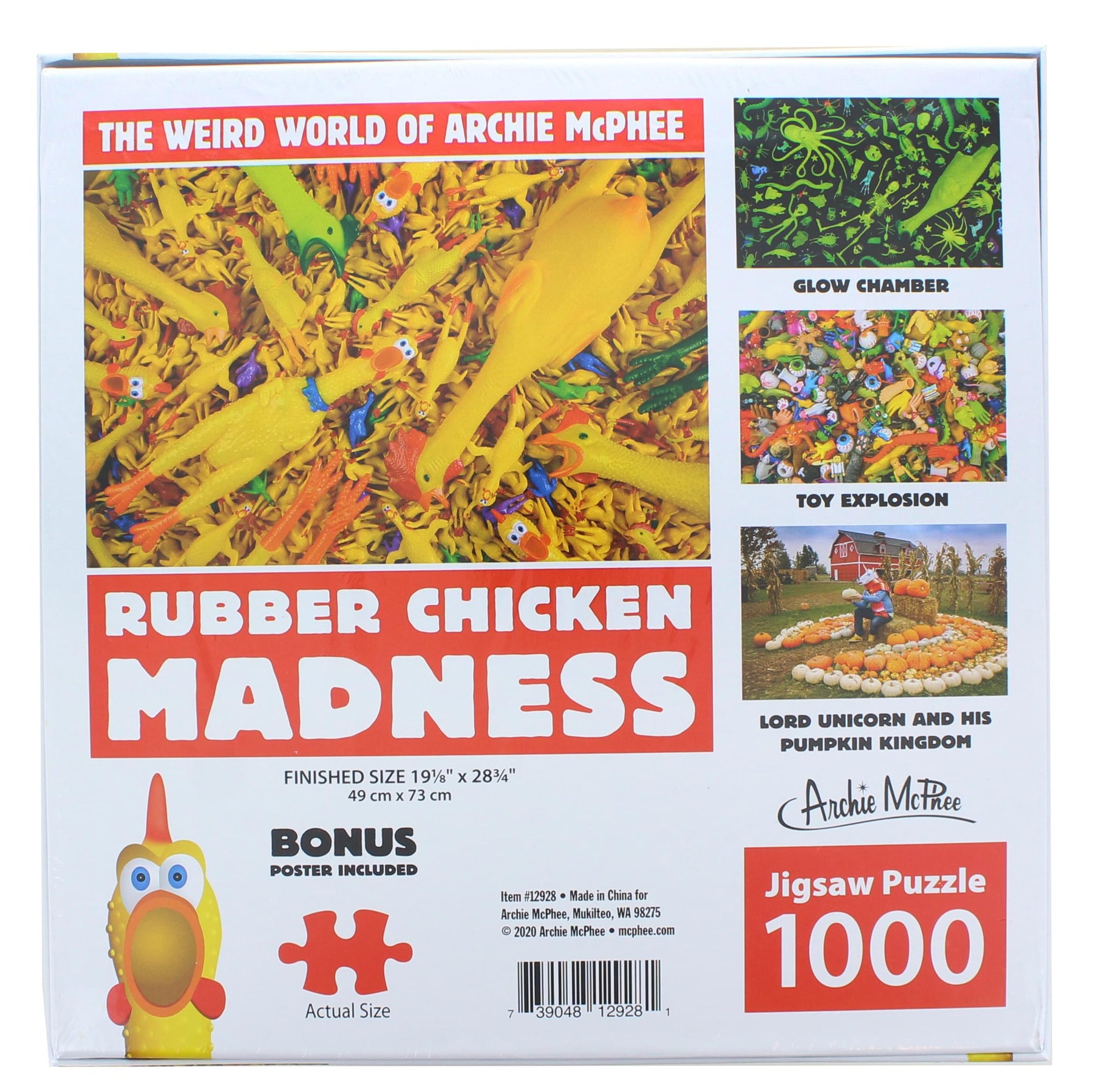 Rubber Chicken Madness 1000 Piece Jigsaw Puzzle