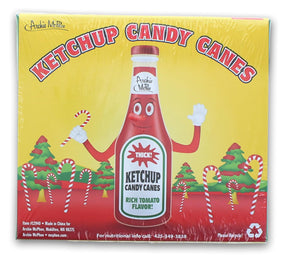 Ketchup Flavored Candy Canes | 6 Piece Gift Set