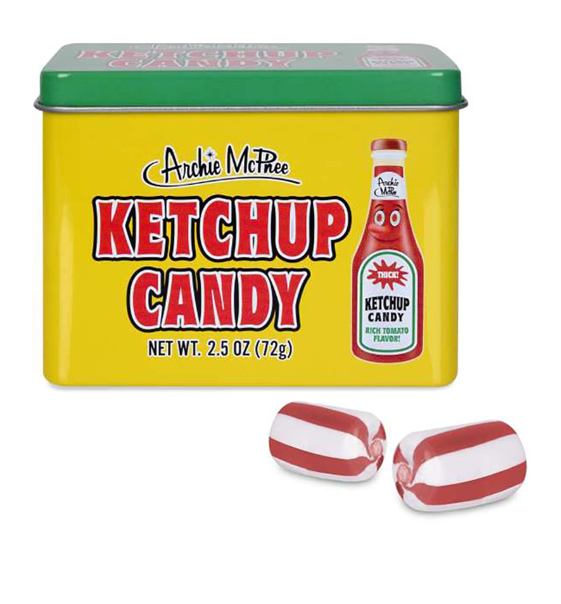 Ketchup Flavored Sugar Candy 2.5oz with Collector Tin