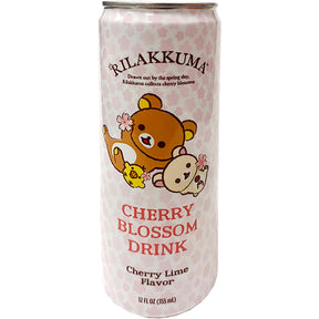 Rilakkuma Cherry Blossom Cherry Lime 12oz Soda | 1 Can