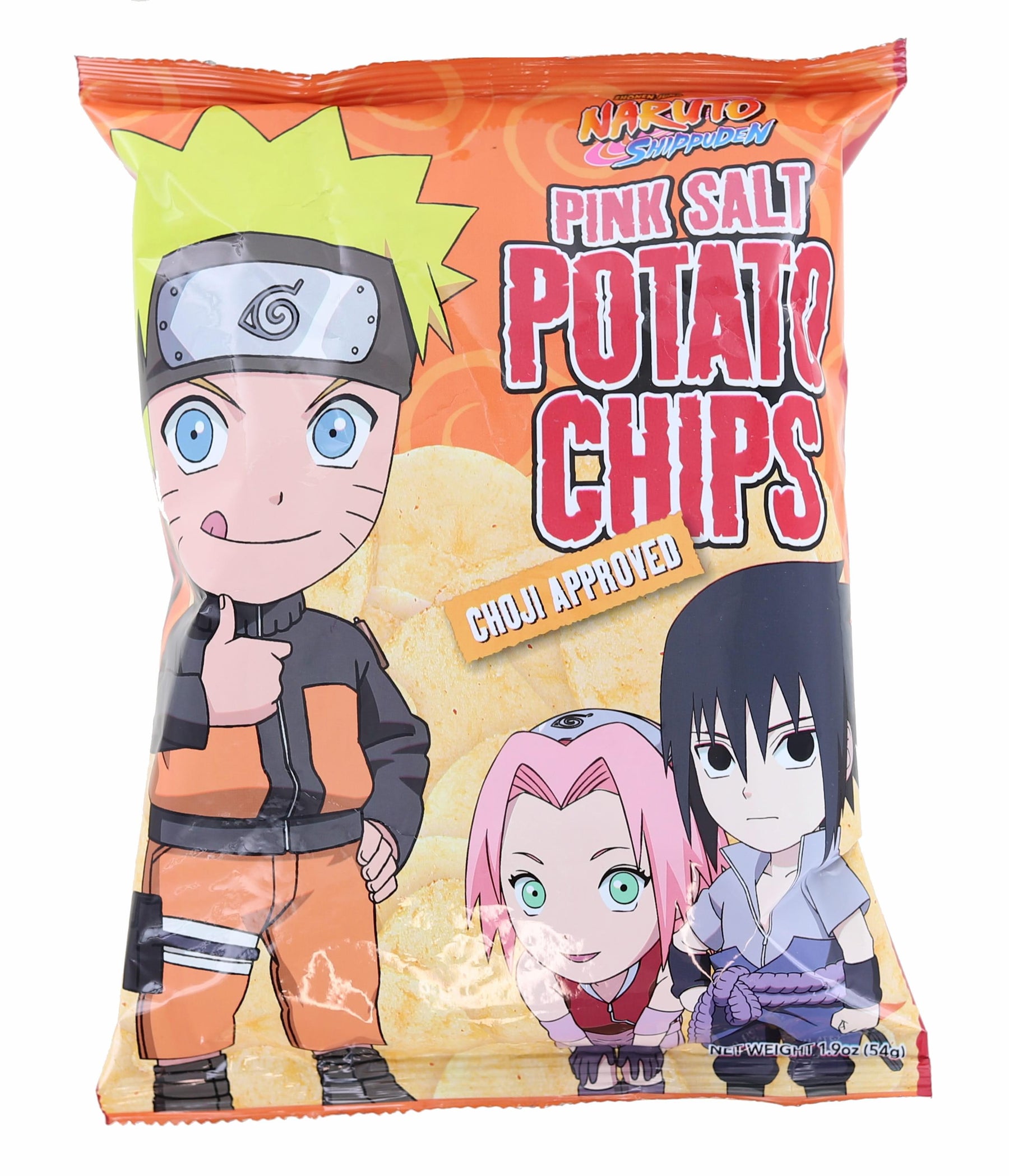 Naruto Pink Salt Flavor Potato Chips | 1.9 Ounce Pack