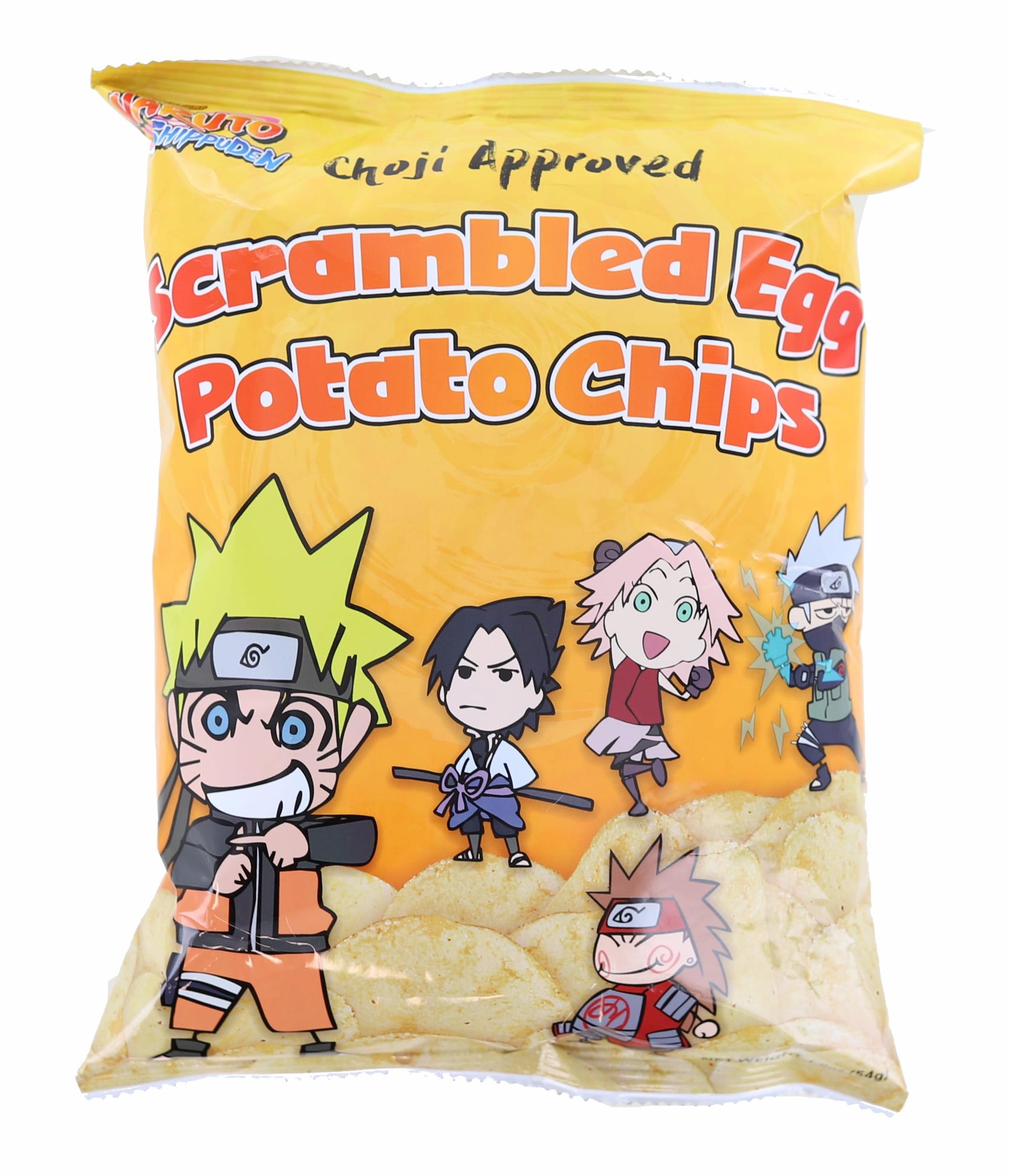 Naruto Scrambled Egg Flavor Potato Chips | 1.9 Ounce Pack