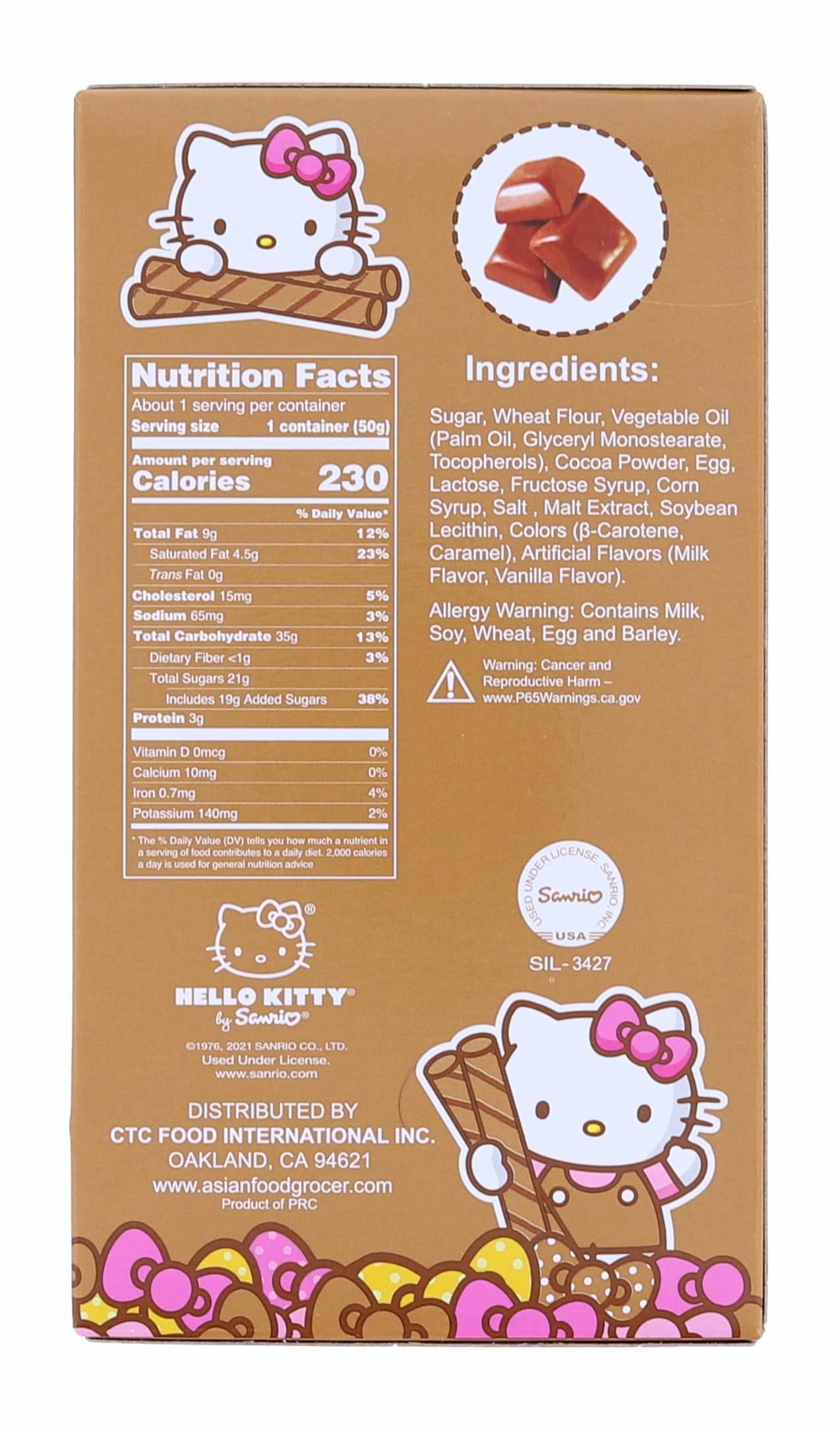 Hello Kitty Chocolate Wafer Cookies | 1.58 Ounce Pack