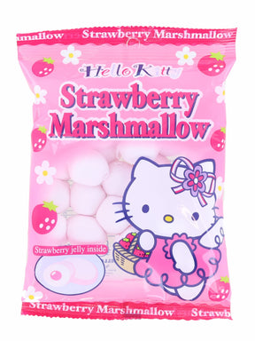 Hello Kitty Marshmallow Strawberry Filled Candy | 3.1 Ounce Pack