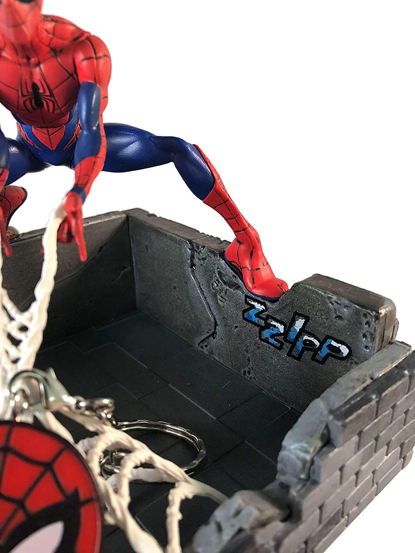 Marvel Spider-Man Finders Keypers Statue | Official Spider-Man Key Holder Figure