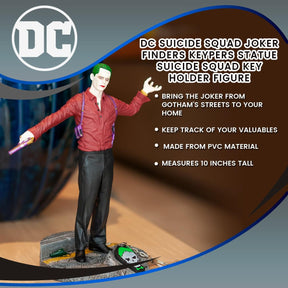 DC Suicide Squad Joker Finders Keypers Statue | Suicide Squad Key Holder Figure