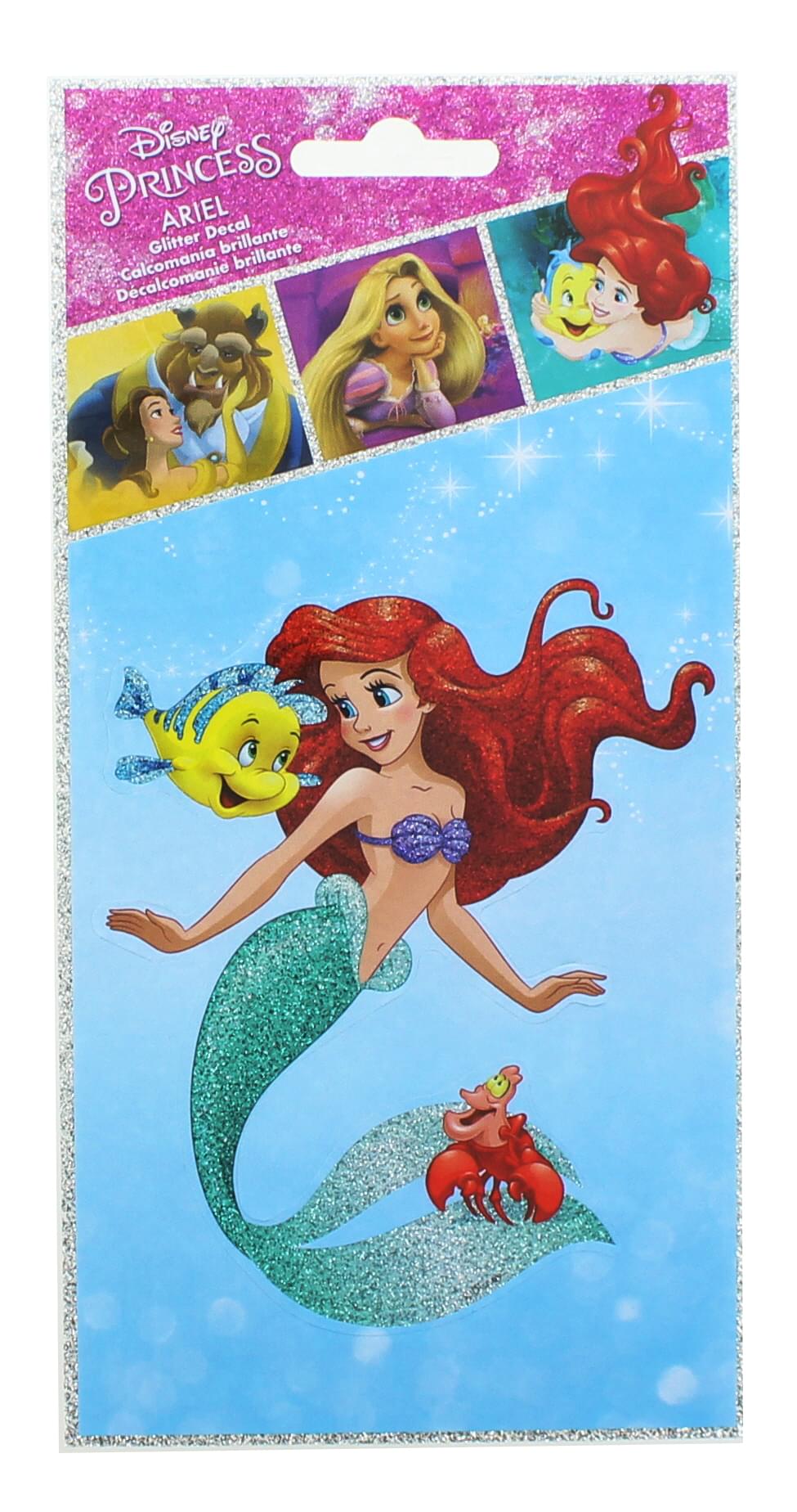 Disney Princess Ariel 4 x 8 Inch Glitter Decal