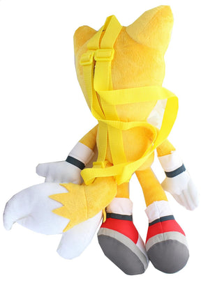 Sonic the Hedgehog Tails 17 Inch Plush Backpack