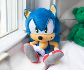 Sonic The Hedgehog Collector Plush Toy Clip-On | 8 Inches Tall