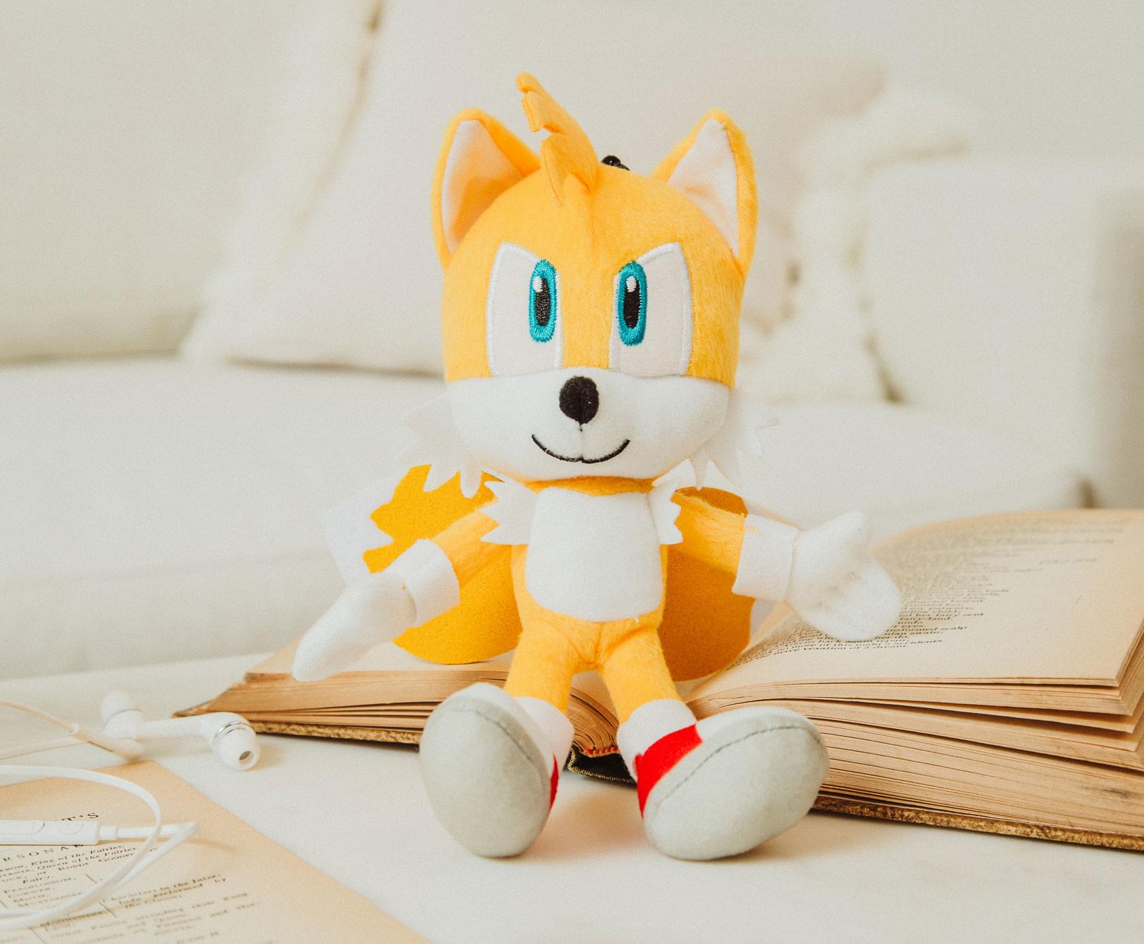 BRAND NEW! Large 12” Tails Sonic The Hedgehog Yellow Plush Stuffed