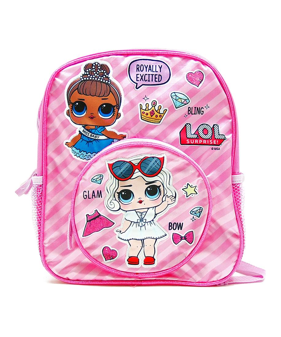L.O.L. Surprise! Glam Bling Bow 12-Inch Pink Backpack