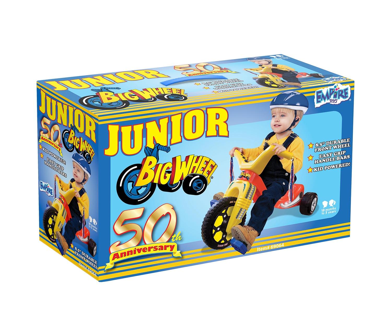 Big Wheel Junior 50th Anniversary 9 Inch Ride-On Trike | Red/Yellow
